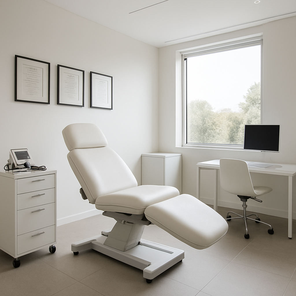 Interior of the Murrell Dedee specialist clinic consulting room in Kogarah