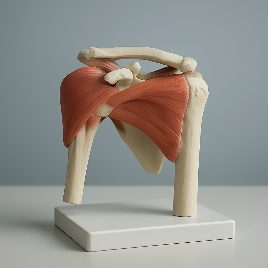 Orthopaedic shoulder anatomy model used for patient education